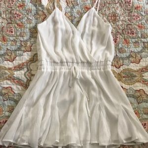 Francesca’s white romper